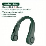 New Mini Neck Fan Portable Bladeless Hanging Neck Rechargeable Air Cooler 3 Speed Mini Summer Sports Fans, Cool Portable Fan, School Supplies, Perfect Gift For Birthday/Christmas, For Fishing/Camping/Travel