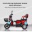 New Electric Tricycle For Household Use, Small Elderly Electric Scooter, Elderly Commuting Car, Women Picking Up And Dropping Off Children Electric Tricycle