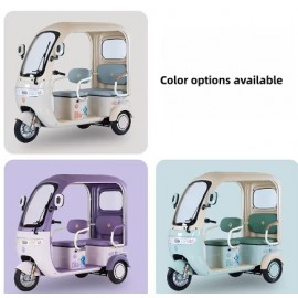 Electric Tricycle With Rain Shelter, Enclosed Shed, Women's Household, Small Elderly People, Commuting, Picking Up And Dropping Off Children, Electric Scoote