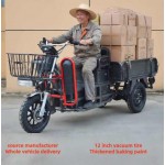 Load King electric tricycle for cargo long-distance running King agricultural road bully elderly delivery truck adult electric vehicle for cargo transportation