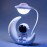 1pc Wireless USB Rechargeable Astronaut Moon LED Desk Lamp For Home And Bedroom Decoration - Soft Lighting For Reading, Work, And Relaxation