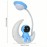 1pc Wireless USB Rechargeable Astronaut Moon LED Desk Lamp For Home And Bedroom Decoration - Soft Lighting For Reading, Work, And Relaxation