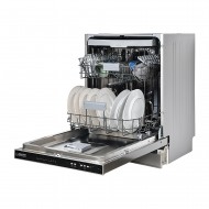 Equator 24 in Dishwasher Top Control 3rd Rack 15 place 3.4g Built-in QUIET 51 dB 110V