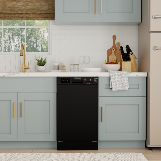 Equator 18 in Dishwasher 10 place+Wine Rack 3.4g Built-in QUIET 51 dB 110V