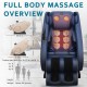 Massage Chair Recliner With Zero Gravity, Full Body Massage Chair With Heating, Built-in Speaker & Touch Screen, Air, Foot Roller - Ideal Christmas Gifts For Men And Women, Electronic Neck And Back Massager